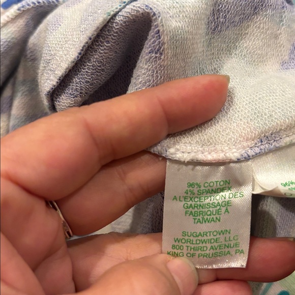 Lilly Pulitzer Blue and Green Patterned Top - Picture 9 of 9